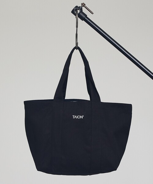 Rouge vif la cle(ルージュヴィフラクレ)の「【TAION /タイオン】TOTE BAG-M/トートバッグM/バッグ/リバーシブル【WEB限定】(トートバッグ・レディース・ブラック/ブラウン/ベージュ・フリー)」の1枚目の写真