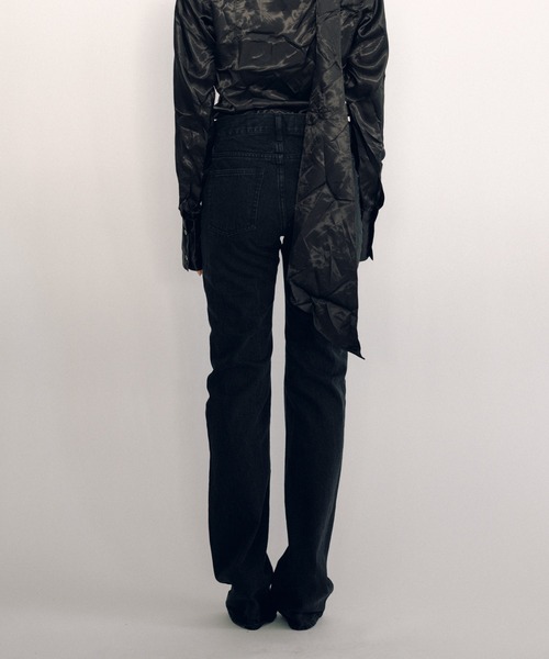 KEISUKEYOSHIDA（ケイスケヨシダ）の「Denim Pants（デニムパンツ・レディース・インディゴブルー/ブラック・L/M）」の11枚目の写真