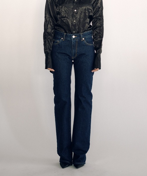 KEISUKEYOSHIDA（ケイスケヨシダ）の「Denim Pants（デニムパンツ・レディース・インディゴブルー/ブラック・L/M）」の22枚目の写真