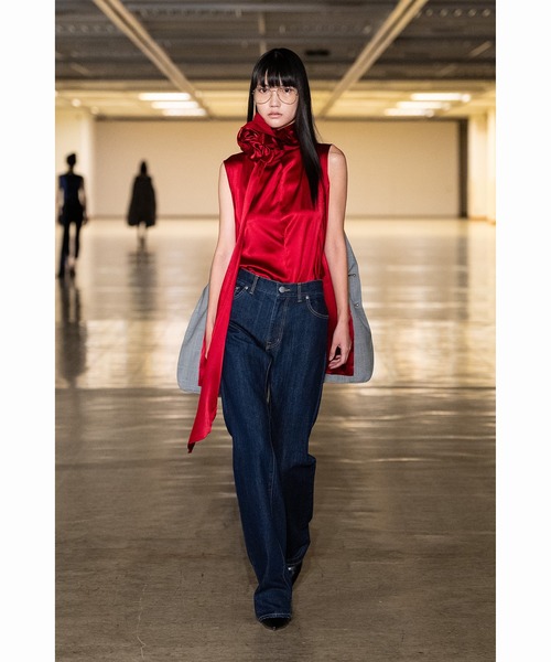 KEISUKEYOSHIDA（ケイスケヨシダ）の「Denim Pants（デニムパンツ・レディース・インディゴブルー/ブラック・L/M）」の7枚目の写真