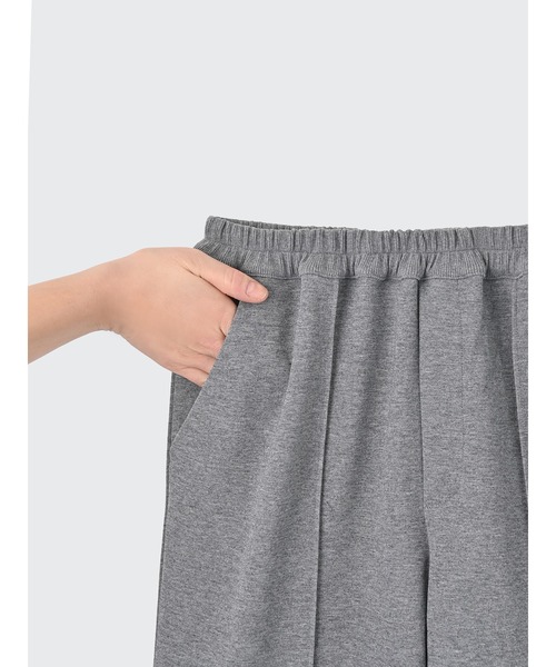 Brown&Street(ブラウンアンドストリート)の「センターシームポンチパンツ(スウェットパンツ・レディース・ブラック/ヘザーグレー・FREE)」の17枚目の写真