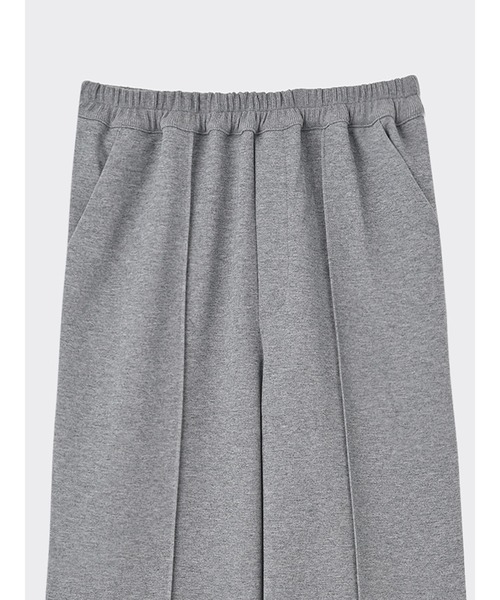 Brown&Street(ブラウンアンドストリート)の「センターシームポンチパンツ(スウェットパンツ・レディース・ブラック/ヘザーグレー・FREE)」の12枚目の写真