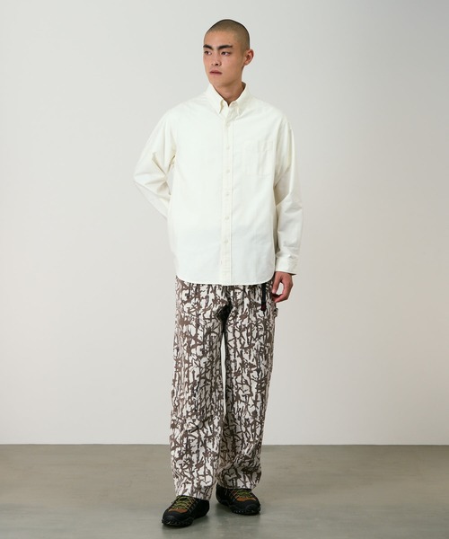Gramicci(グラミチ)の「CLASSIC OXFORD COOLMAX SHIRT / クラシックオックスフォードクールマックスシャツ Gramicci グラミチ(シャツ/ブラウス・メンズ・ホワイト/ライム・S/M/L/XXL/XL)」の6枚目の写真