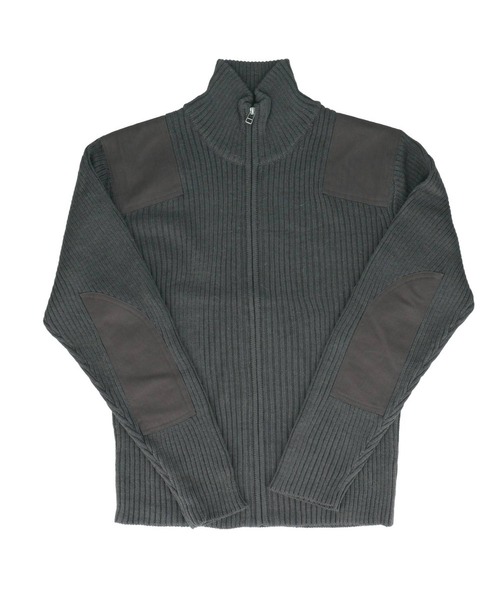 BACKYARD FAMILY(バックヤードファミリー)の「HOUSTON 2510 COMMAND ZIP SWEATER(ニット/セーター・メンズ・ブラック/チャコールグレー/ネイビー・XL/M/L)」の2枚目の写真