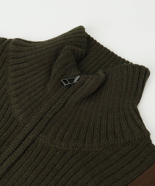 BACKYARD FAMILY(バックヤードファミリー)の「HOUSTON 2510 COMMAND ZIP SWEATER(ニット/セーター・メンズ・ブラック/チャコールグレー/ネイビー・XL/M/L)」の4枚目の写真