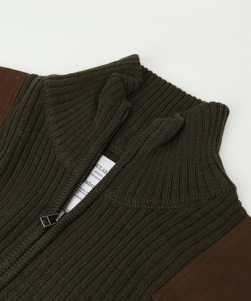 BACKYARD FAMILY(バックヤードファミリー)の「HOUSTON 2510 COMMAND ZIP SWEATER(ニット/セーター・メンズ・ブラック/チャコールグレー/ネイビー・XL/M/L)」の13枚目の写真