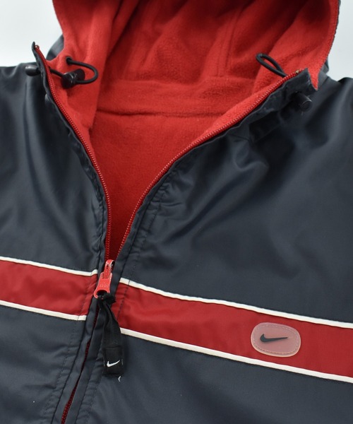 USED】Y2K NIKE リバーシブル フリースライナー ナイロンジャケット