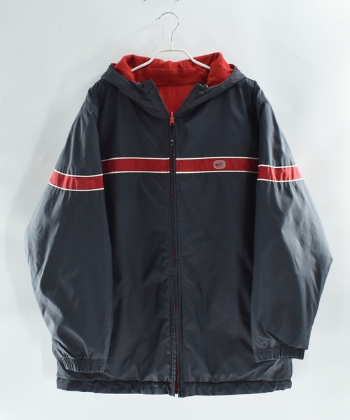 USED】Y2K NIKE リバーシブル フリースライナー ナイロンジャケット