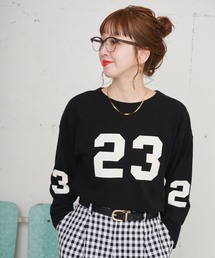 B.C STOCK | 【ZOZO限定】手洗い可 / シアーナンバーロゴfootball tee(Tシャツ/カットソー)