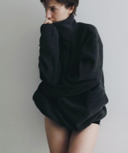 anuke（アンヌーク）の「Fleece 2way Onepiece（ワンピース・レディース・オートミール/チャコールグレー・38inch/36inch）」の18枚目の写真