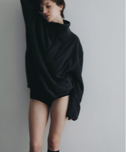 anuke（アンヌーク）の「Fleece 2way Onepiece（ワンピース・レディース・オートミール/チャコールグレー・38inch/36inch）」の19枚目の写真