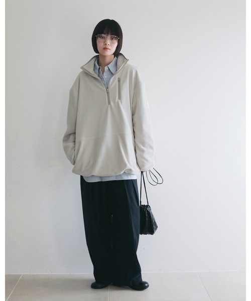 anuke（アンヌーク）の「Fleece 2way Onepiece（ワンピース・レディース・オートミール/チャコールグレー・38inch/36inch）」の20枚目の写真