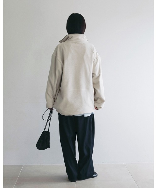 anuke（アンヌーク）の「Fleece 2way Onepiece（ワンピース・レディース・オートミール/チャコールグレー・38inch/36inch）」の21枚目の写真