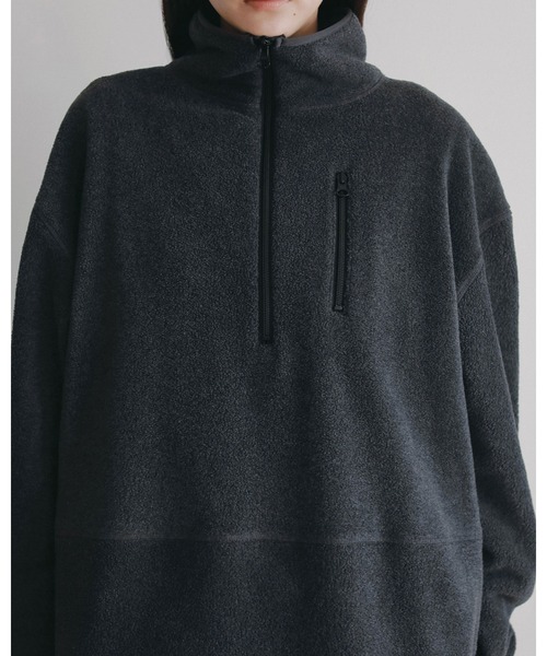 anuke（アンヌーク）の「Fleece 2way Onepiece（ワンピース・レディース・オートミール/チャコールグレー・38inch/36inch）」の15枚目の写真
