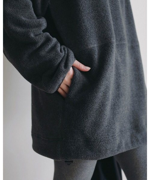 anuke（アンヌーク）の「Fleece 2way Onepiece（ワンピース・レディース・オートミール/チャコールグレー・38inch/36inch）」の16枚目の写真