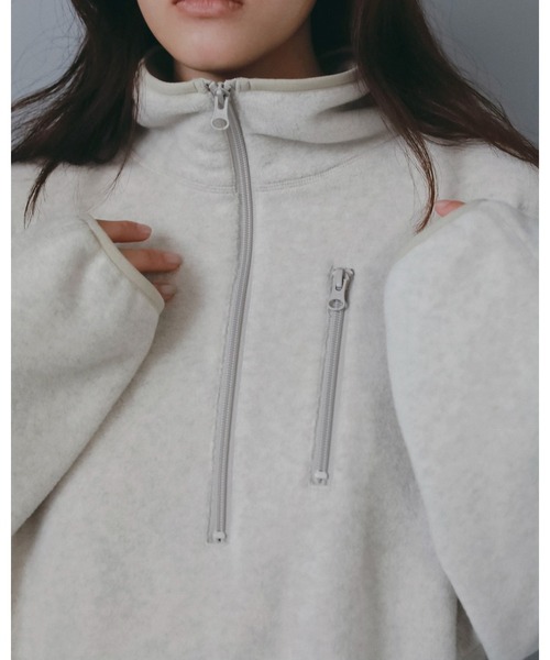 anuke（アンヌーク）の「Fleece 2way Onepiece（ワンピース・レディース・オートミール/チャコールグレー・38inch/36inch）」の21枚目の写真