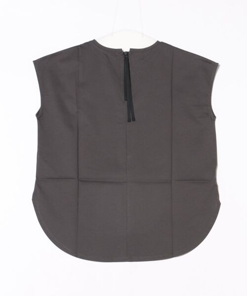 Jines（ジネス）の「ハートロゴTシャツ（Tシャツ/カットソー・レディース・チャコールグレー/ホワイト・38）」の3枚目の写真