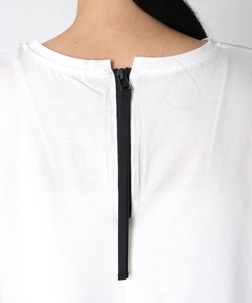 Jines（ジネス）の「ハートロゴTシャツ（Tシャツ/カットソー・レディース・チャコールグレー/ホワイト・38）」の14枚目の写真