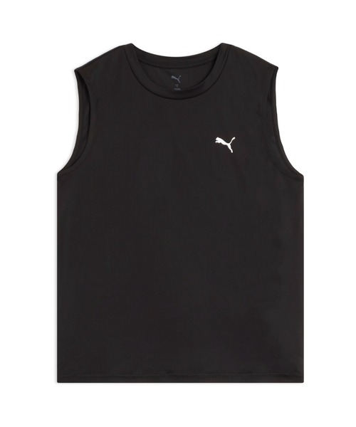 PUMA(プーマ)の「PUMA プーマ メンズ トレーニング スリーブレス Tシャツ(その他トップス・メンズ・ホワイト/ブラック・LARGE/XX-LARGE/MEDIUM/SMALL/X-LARGE)」の1枚目の写真