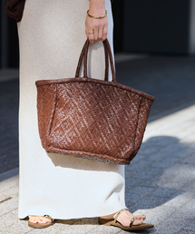 FRAMeWORK | THE BAGMATI ダイヤ編み柄TOTEバック(トートバッグ)