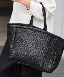 FRAMeWORK | THE BAGMATI ダイヤ編み柄TOTEバック(トートバッグ)
