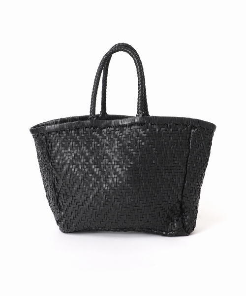 FRAMeWORK（フレームワーク）の「THE BAGMATI ダイヤ編み柄TOTEバック（トートバッグ・レディース・ウッド/ブラック・FREE）」の8枚目の写真