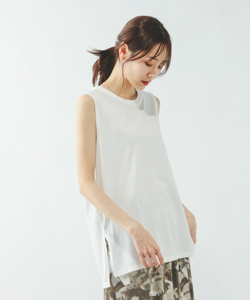 GLOBAL WORK(グローバルワーク)の「ヘビロッTEE裾アソートタンク/636766(タンクトップ・レディース・その他1/その他2・SHORT/REGULAR)」の6枚目の写真