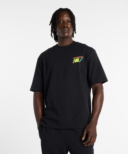 NEW BALANCE（ニューバランス）の「トライロゴヒートマップTシャツ（Tシャツ/カットソー・メンズ・ホワイト/ライトパープル/ブラック・XX-LARGE/X-LARGE/MEDIUM/SMALL/LARGE）」の21枚目の写真