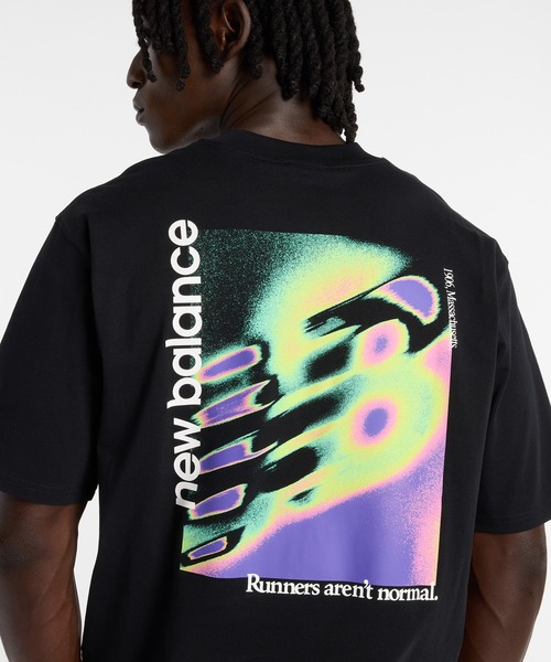 NEW BALANCE（ニューバランス）の「トライロゴヒートマップTシャツ（Tシャツ/カットソー・メンズ・ホワイト/ライトパープル/ブラック・XX-LARGE/X-LARGE/MEDIUM/SMALL/LARGE）」の18枚目の写真