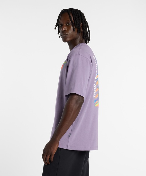 NEW BALANCE（ニューバランス）の「トライロゴヒートマップTシャツ（Tシャツ/カットソー・メンズ・ホワイト/ライトパープル/ブラック・XX-LARGE/X-LARGE/MEDIUM/SMALL/LARGE）」の15枚目の写真