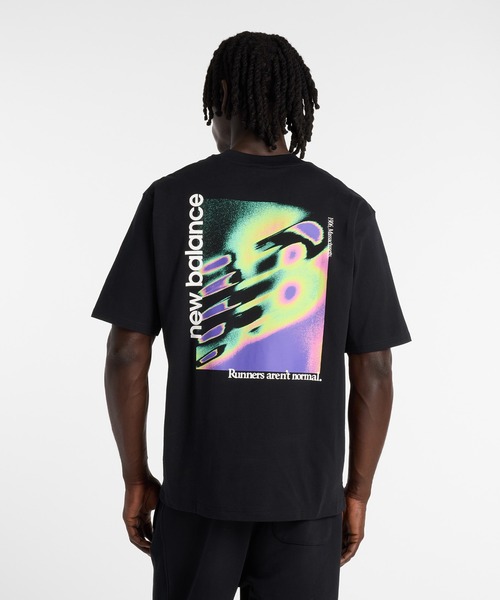 NEW BALANCE（ニューバランス）の「トライロゴヒートマップTシャツ（Tシャツ/カットソー・メンズ・ホワイト/ライトパープル/ブラック・XX-LARGE/X-LARGE/MEDIUM/SMALL/LARGE）」の6枚目の写真