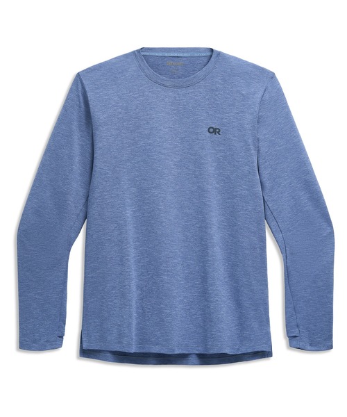OUTDOOR RESEARCH(アウトドアリサーチ)の「OUTDOOR RESEARCH/アウトドアリサーチ ActiveIce Spectrum Sun Long Sleeve Tee(Tシャツ/カットソー・メンズ・グレー/ブルー・LARGE/MEDIUM)」の2枚目の写真