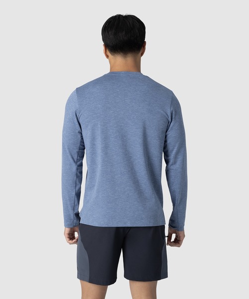 OUTDOOR RESEARCH(アウトドアリサーチ)の「OUTDOOR RESEARCH/アウトドアリサーチ ActiveIce Spectrum Sun Long Sleeve Tee(Tシャツ/カットソー・メンズ・グレー/ブルー・LARGE/MEDIUM)」の4枚目の写真