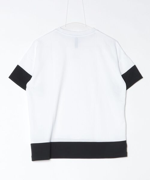 adidas(アディダス)の「アディダス adidas MUSTHAVES ルーズフィット カラーブロック 半袖 ティーシャツ(Tシャツ/カットソー・レディース・ホワイト/ブラック/ネイビー・S/M/L/XL)」の4枚目の写真