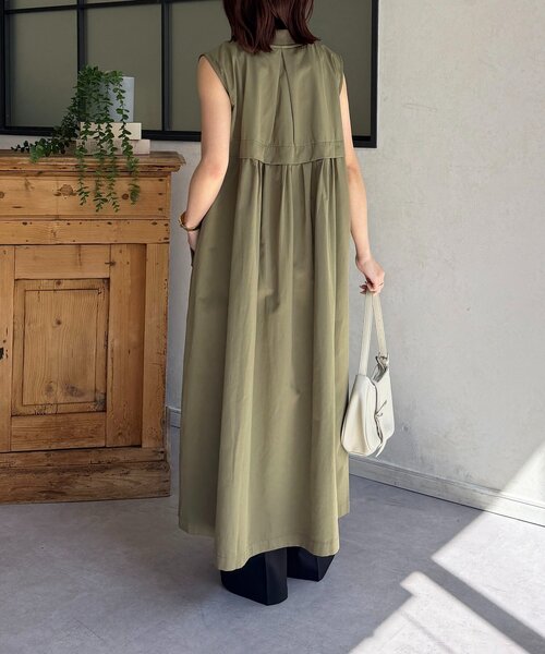 Thevon(ゼボン)の「MA-1ロングジレ(その他アウター・レディース・アイボリー/ブラック/カーキ・FREE)」の14枚目の写真