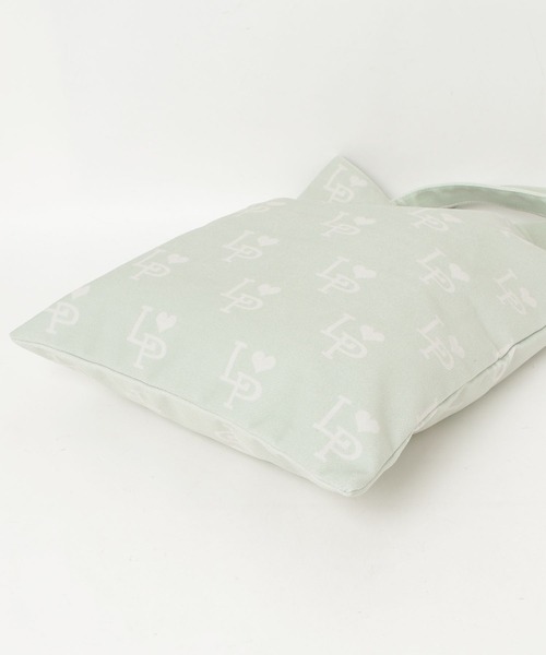 LA POMME petit（ラポミ・プチ）の「Mint Green Monogramme Tote（トートバッグ・レディース・グリーン・FREE）」の3枚目の写真