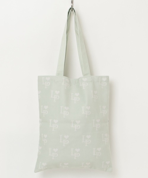 LA POMME petit（ラポミ・プチ）の「Mint Green Monogramme Tote（トートバッグ・レディース・グリーン・FREE）」の4枚目の写真