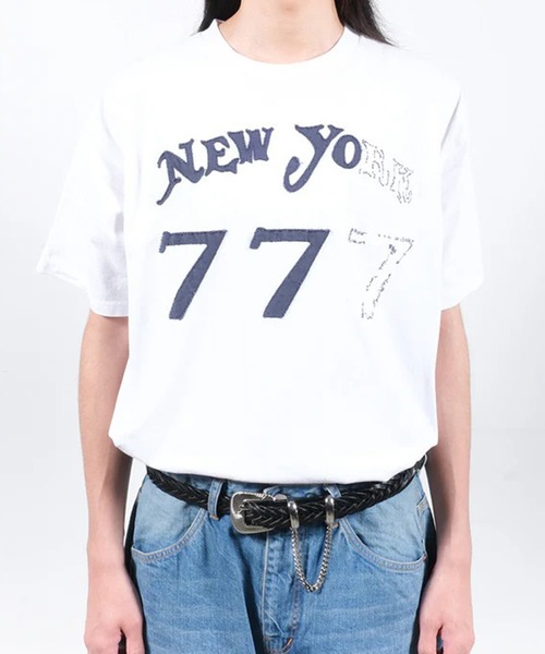 Jieda（ジエダ）の「777 TEE（Tシャツ/カットソー・メンズ・ブラック/ネイビー/ホワイト・1/2）」の2枚目の写真