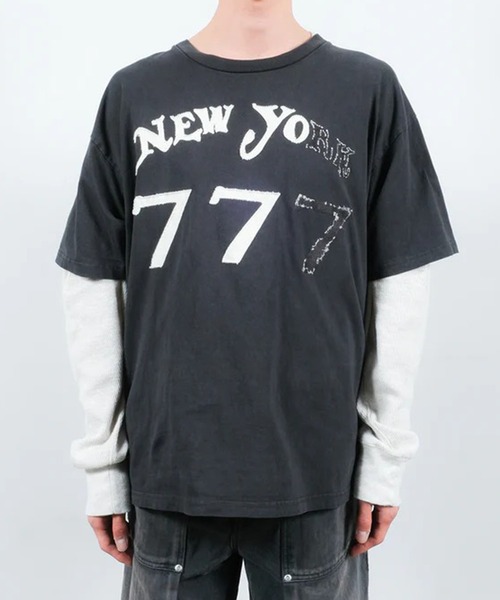 Jieda（ジエダ）の「777 TEE（Tシャツ/カットソー・メンズ・ブラック/ネイビー/ホワイト・1/2）」の9枚目の写真