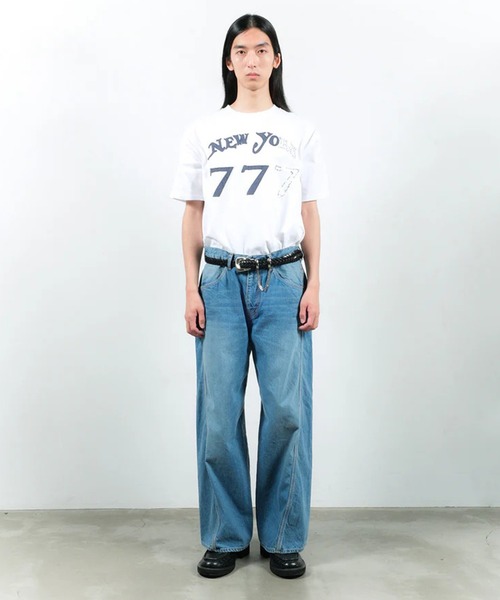 Jieda（ジエダ）の「777 TEE（Tシャツ/カットソー・メンズ・ブラック/ネイビー/ホワイト・1/2）」の22枚目の写真
