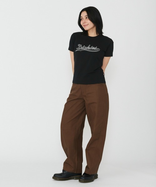 Dickies（ディッキーズ）の「Dickies/ディッキーズ グラフィックTシャツ 半袖/ブランドロゴTシャツ/ロゴT（Tシャツ/カットソー・レディース・レッド/ホワイト/ブラック・X-SMALL/MEDIUM/SMALL）」の11枚目の写真