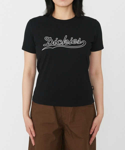 Dickies（ディッキーズ）の「Dickies/ディッキーズ グラフィックTシャツ 半袖/ブランドロゴTシャツ/ロゴT（Tシャツ/カットソー・レディース・レッド/ホワイト/ブラック・X-SMALL/MEDIUM/SMALL）」の12枚目の写真