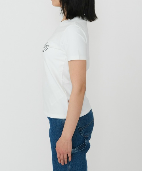 Dickies（ディッキーズ）の「Dickies/ディッキーズ グラフィックTシャツ 半袖/ブランドロゴTシャツ/ロゴT（Tシャツ/カットソー・レディース・レッド/ホワイト/ブラック・X-SMALL/MEDIUM/SMALL）」の4枚目の写真