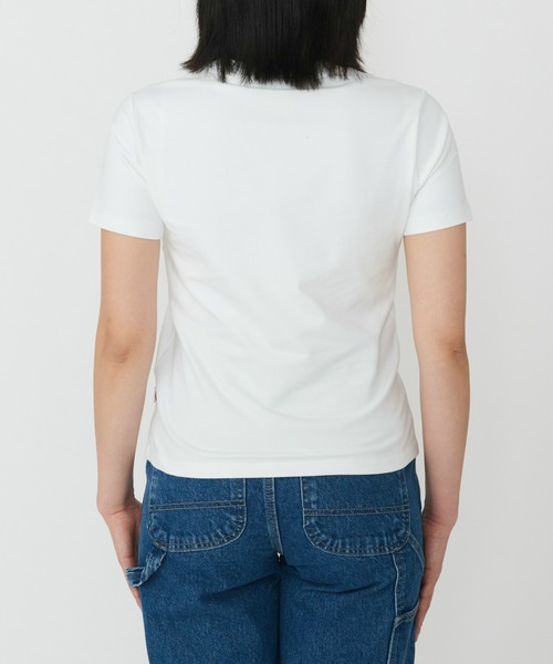 Dickies（ディッキーズ）の「Dickies/ディッキーズ グラフィックTシャツ 半袖/ブランドロゴTシャツ/ロゴT（Tシャツ/カットソー・レディース・レッド/ホワイト/ブラック・X-SMALL/MEDIUM/SMALL）」の5枚目の写真