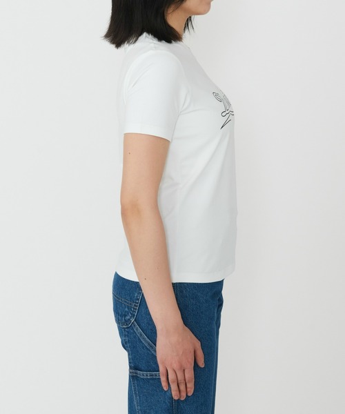 Dickies（ディッキーズ）の「Dickies/ディッキーズ グラフィックTシャツ 半袖/ブランドロゴTシャツ/ロゴT（Tシャツ/カットソー・レディース・レッド/ホワイト/ブラック・X-SMALL/MEDIUM/SMALL）」の6枚目の写真