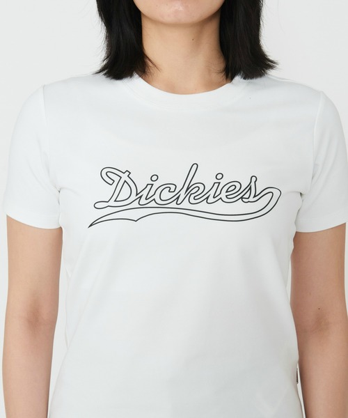 Dickies（ディッキーズ）の「Dickies/ディッキーズ グラフィックTシャツ 半袖/ブランドロゴTシャツ/ロゴT（Tシャツ/カットソー・レディース・レッド/ホワイト/ブラック・X-SMALL/MEDIUM/SMALL）」の7枚目の写真