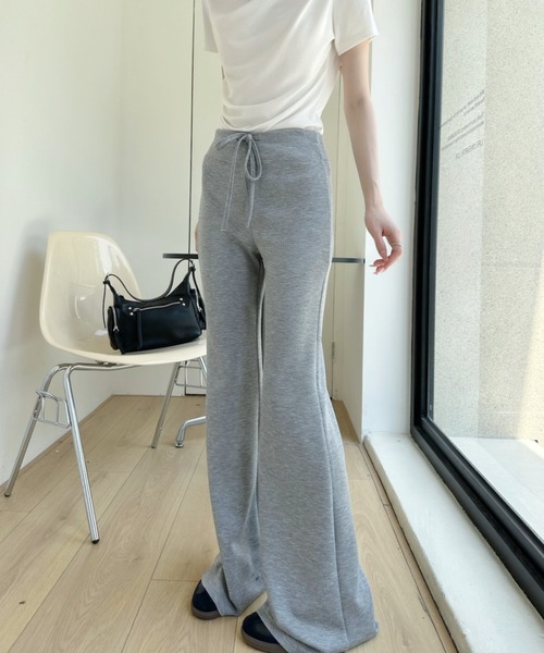 Ada.(エイダ)の「ストレート シルエット カット パンツ(その他パンツ・レディース・グレー/ブラック/チャコール・S/M)」の9枚目の写真