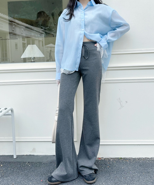Ada.(エイダ)の「ストレート シルエット カット パンツ(その他パンツ・レディース・グレー/ブラック/チャコール・S/M)」の16枚目の写真