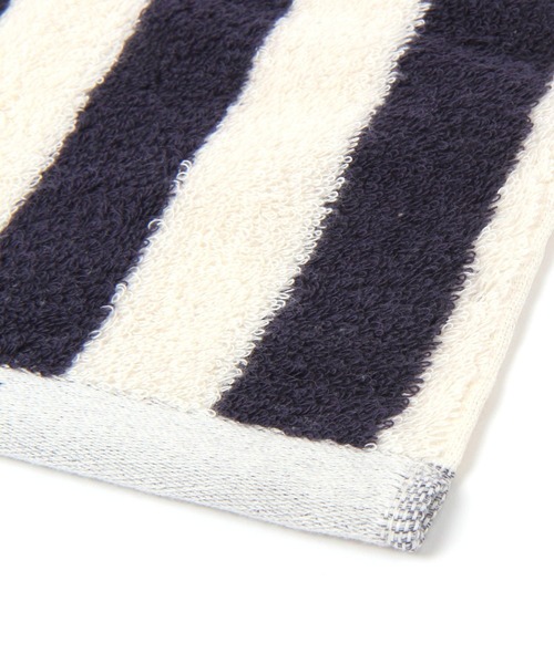 BAYFLOW(ベイフロー)の「BFハンドタオル(太ストライプ)25×25(ハンカチ/ハンドタオル・レディース・ブルー/ネイビー/ブラウン・0)」の9枚目の写真