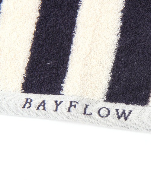 BAYFLOW(ベイフロー)の「BFハンドタオル(太ストライプ)25×25(ハンカチ/ハンドタオル・レディース・ブルー/ネイビー/ブラウン・0)」の10枚目の写真